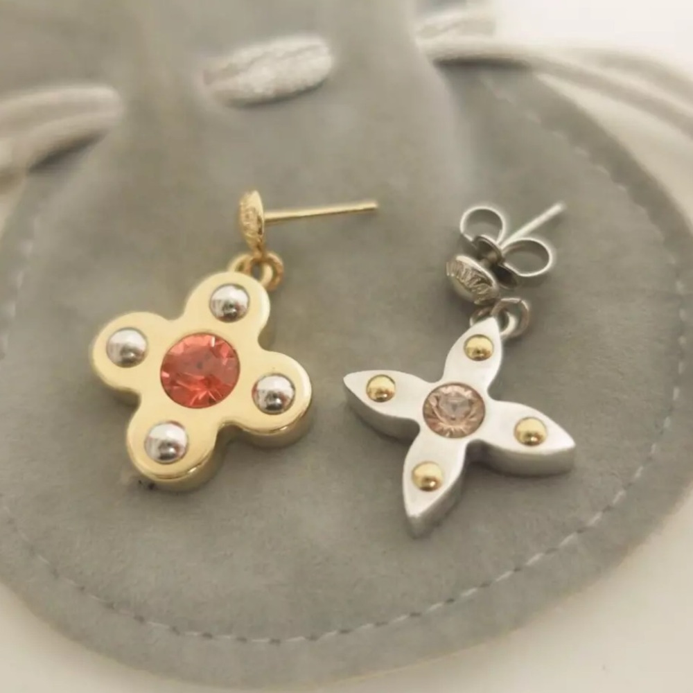 Louis Vuitton Cristal Love Letters Earrings